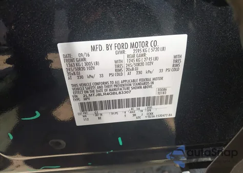 2016 Lincoln Mkx Reserve from USA, damaged, VIN 2LMTJ8LR4GBL83307